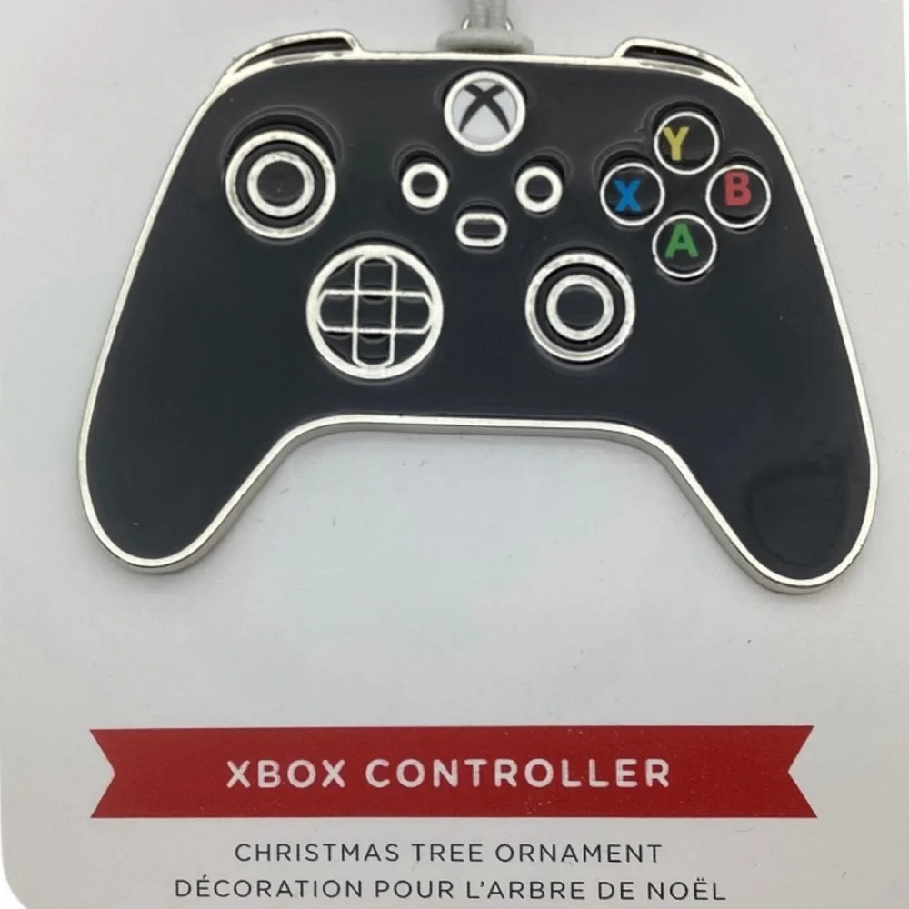 Hallmark “XBOX Black Video Game Controller” Metal Christmas Ornament (NWT)